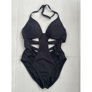 Kenneth Cole Swim One Piece Swimsuit Cut Out Hall of Fame Beach